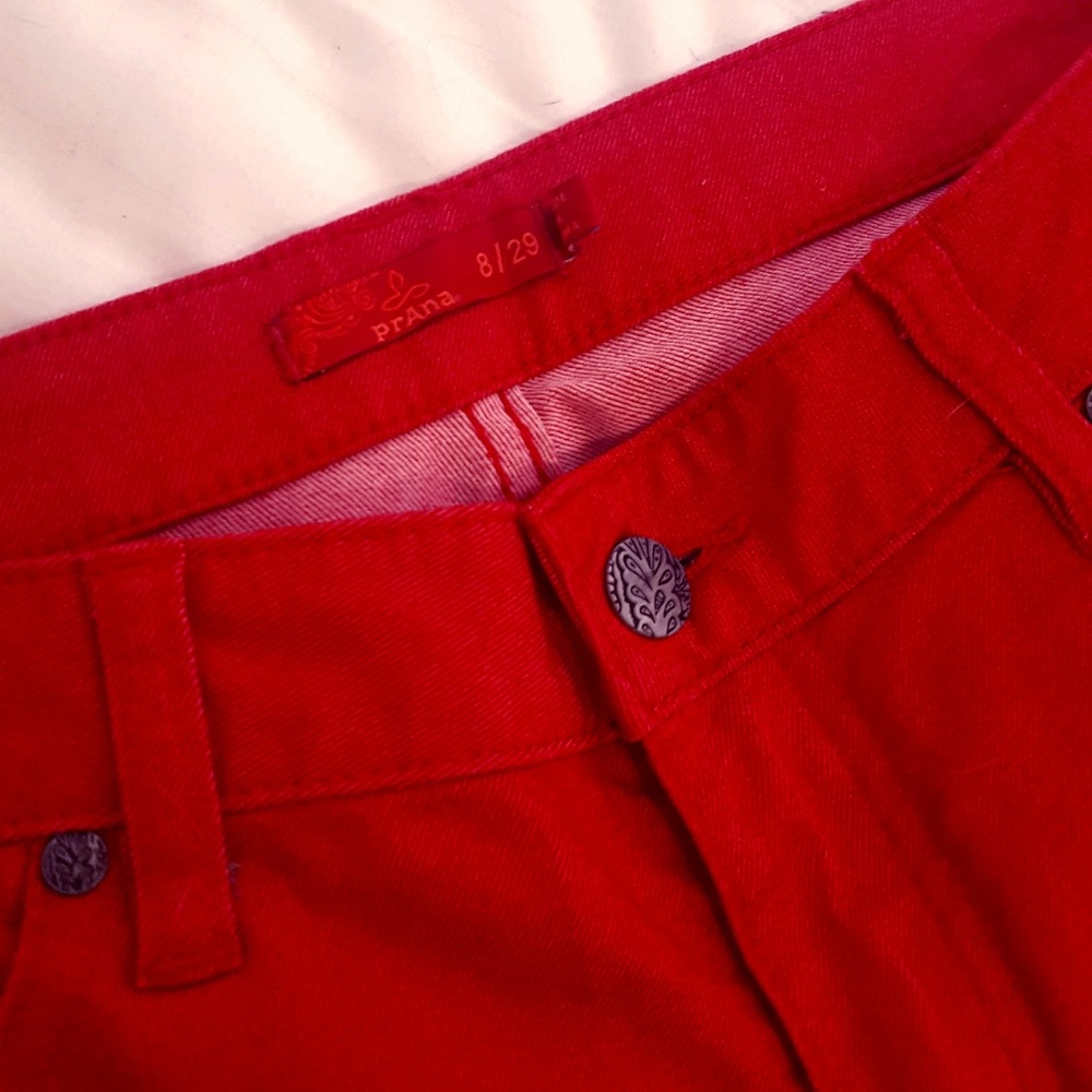 prAna Kara jeans in red | Size 8
